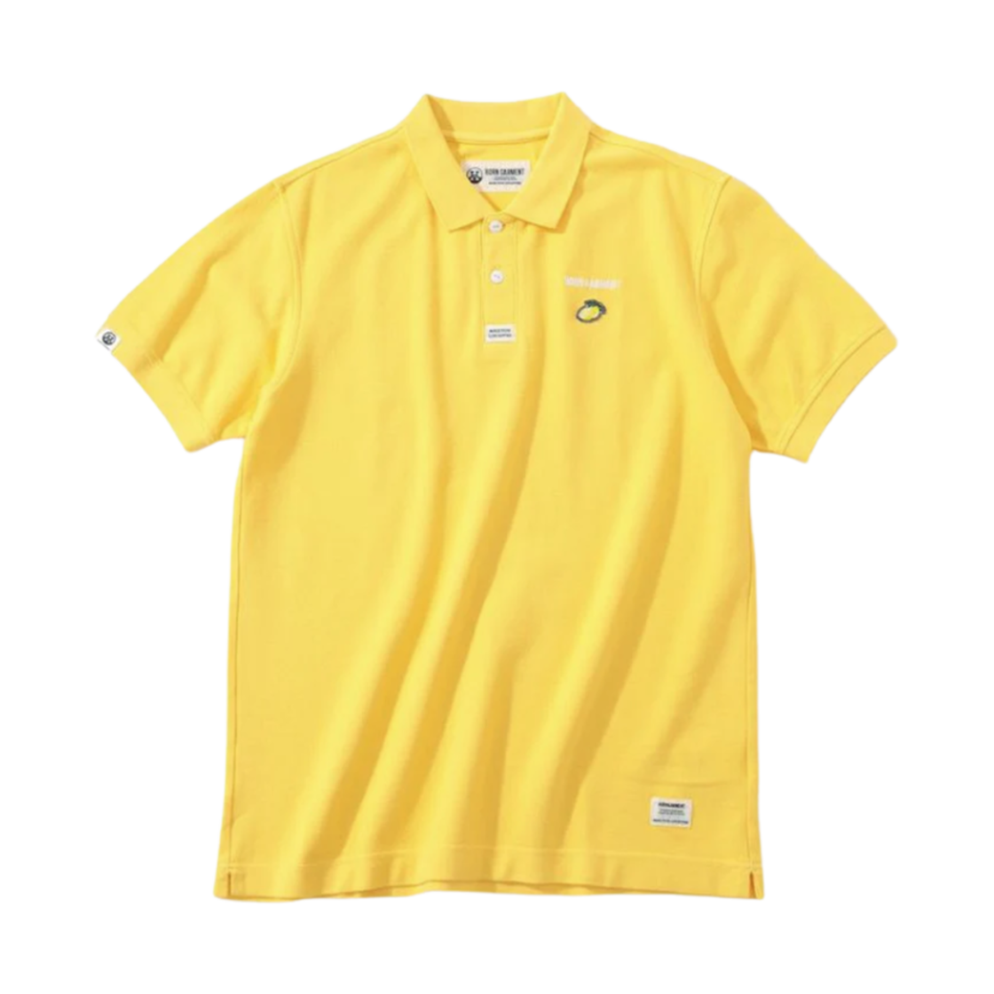 HCM-2A-AP01 Horn Garment Golf Wear Polo T-Shirt Yellow