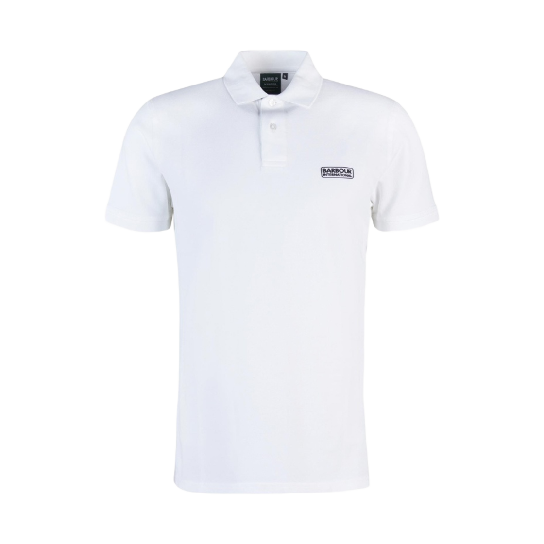 바버 에센셜 폴로 셔츠 클래식 화이트(Barbour Essential Polo Shirt Classic White)