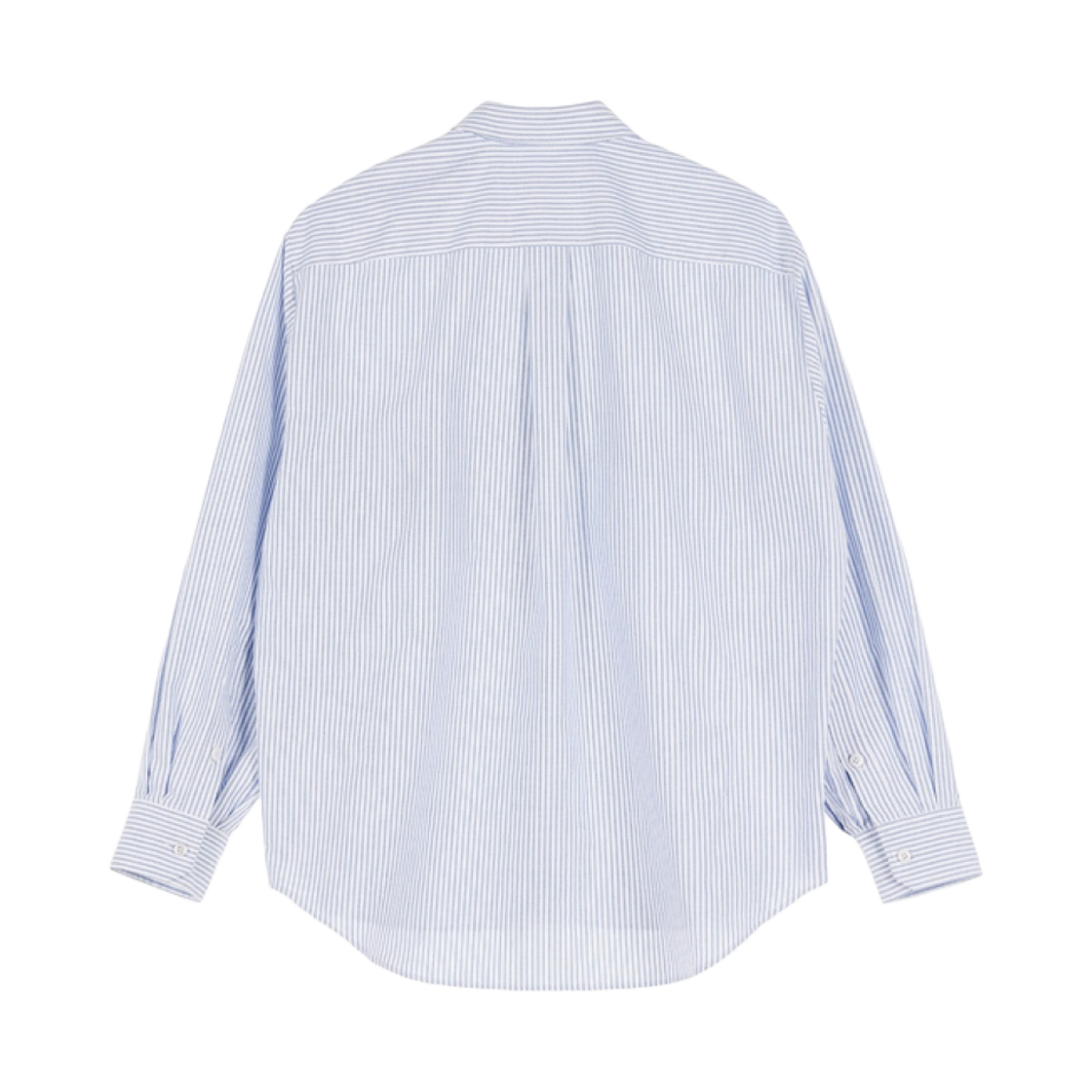(W) 다이닛 스트라이프 스탠다드 셔츠라이트 블루((W) Deinet Stripe Standard Shirt in Light Blue) - 2