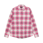Stussy Motif Plaid Shirt Pink
