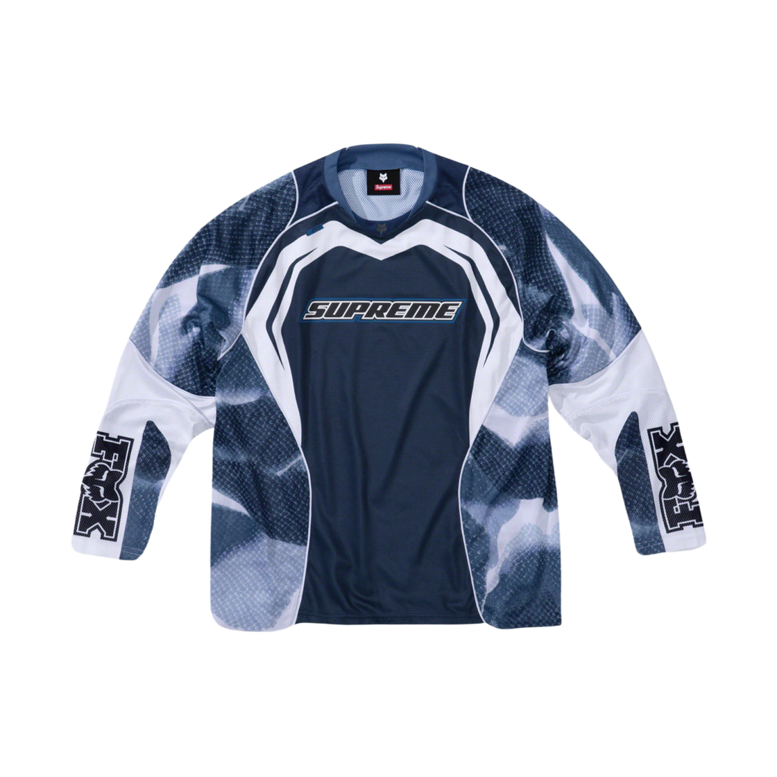 슈프림 x 폭스 레이싱 저지 네이비 - 23FW
