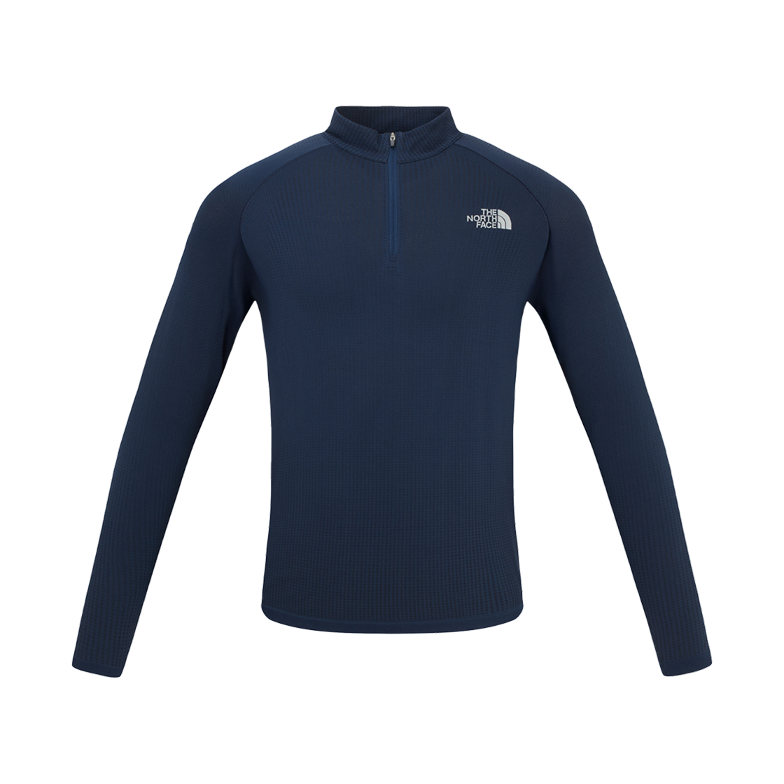 NT7LR04B The North Face Airweave L/S Zip T-Shirt Navy - 25SS