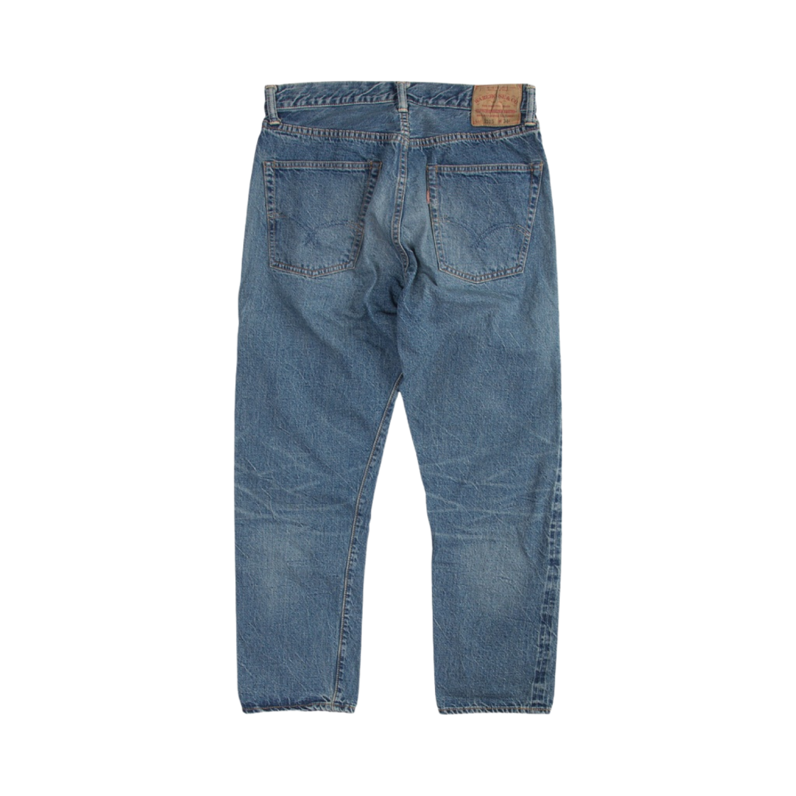 웨어하우스 로트 세컨드 핸드 1105 팬츠 유즈드 워시 라이트 인디고(Warehouse & Co. Lot 2nd-Hand 1105 Pants Used Wash Light Indigo) - 2