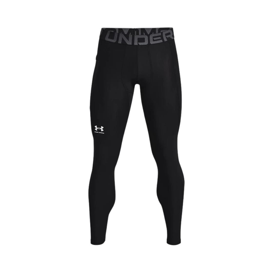 언더아머 히트기어 레깅스 블랙 화이트(Under Armour HeatGear Leggings Black White)