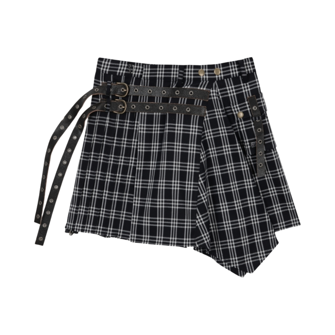 VCK251JK002KH10_01 Vacant Archive Caesars Buckle Lap Skirt Navy