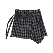 Vacant Archive Caesars Buckle Lap Skirt Navy