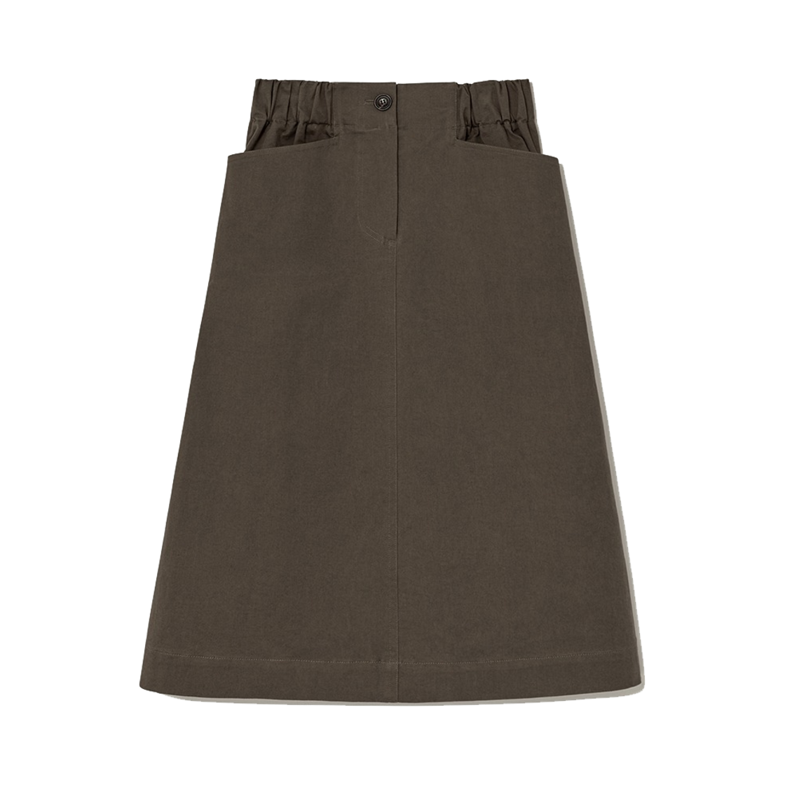 24FW002SK Kindersalmon Women Phiro Cotton Skirt Anthracite