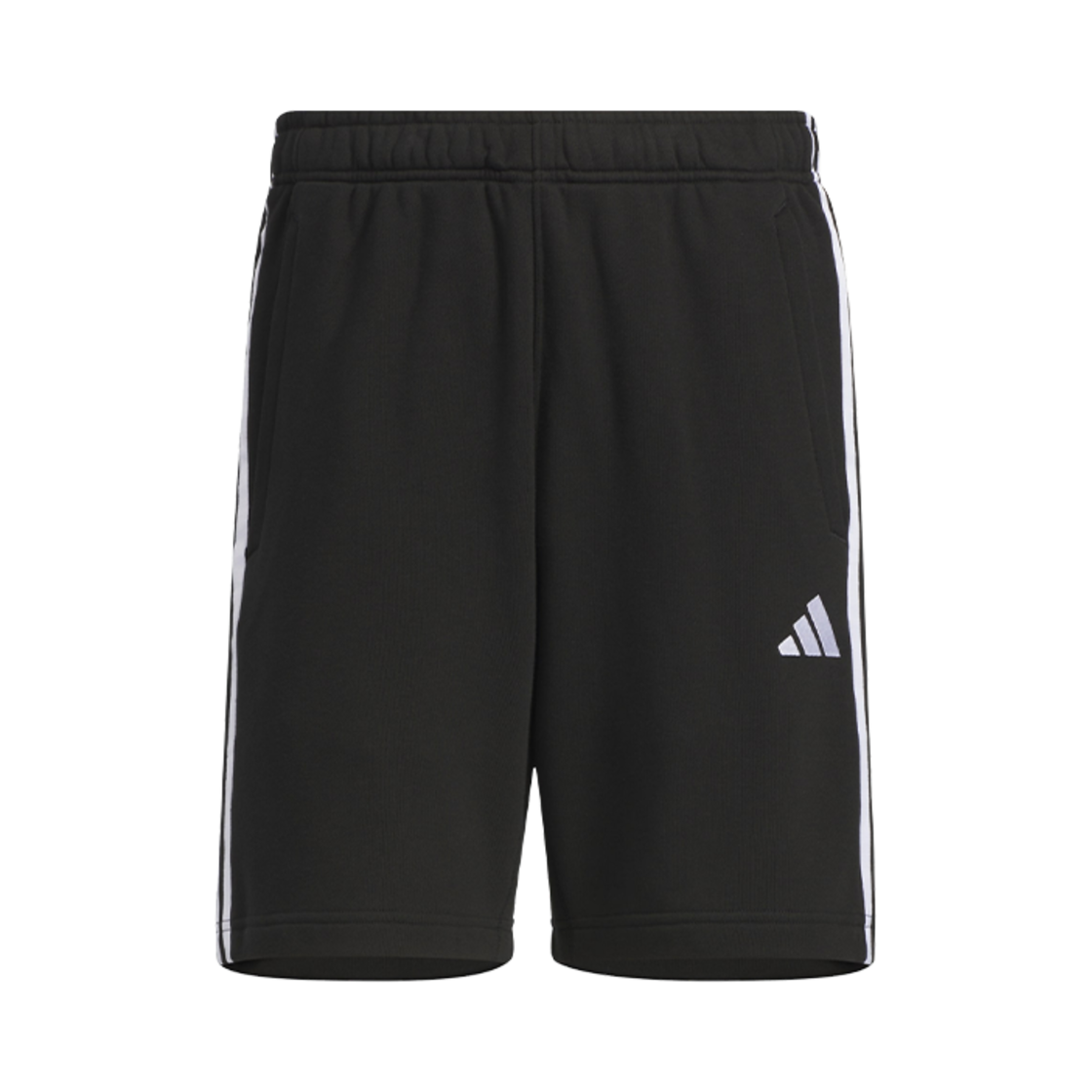 JW6979 Adidas Essentials Regular-Fit 3S French Terry Shorts Black - KR Sizing