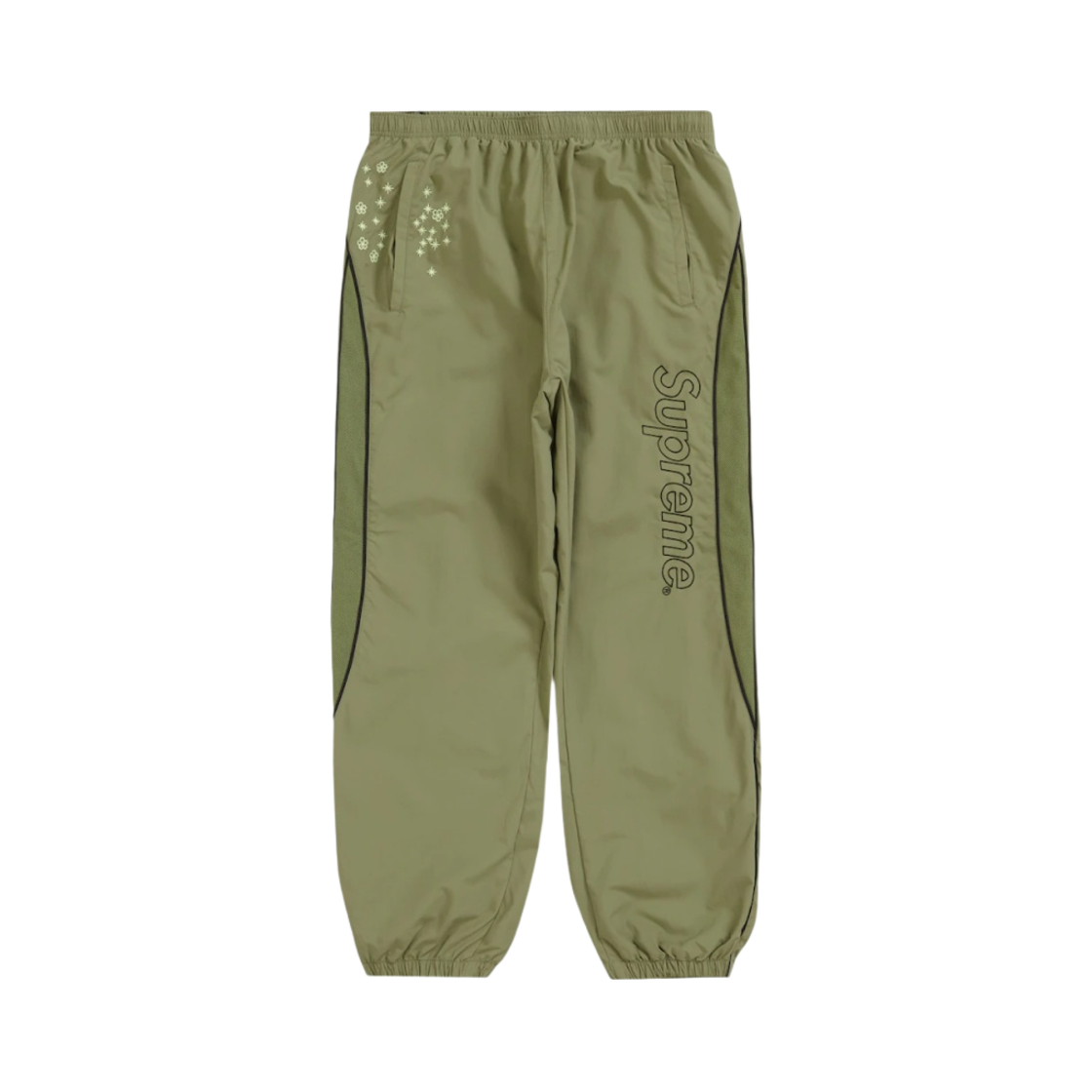 슈프림 AOI 글로우 인 더 다크 트랙 팬츠 올리브 - 22SS(Supreme AOI Glow In The Dark Track Pants Olive - 22SS) - 1