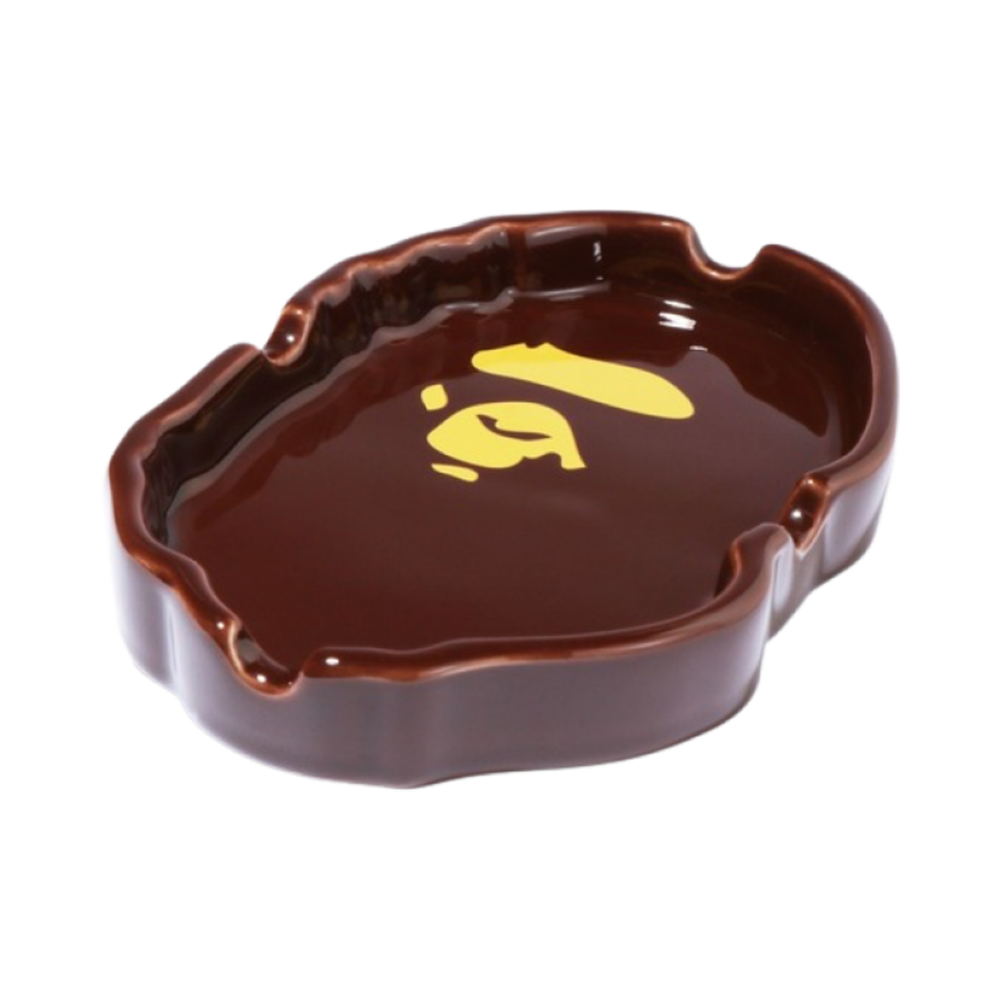 - BAPE Ape Head Ashtray M Brown