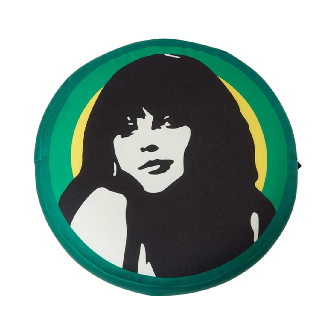 01251QG06 Hysteric Glamour Circle Girl Bead Cushion Green