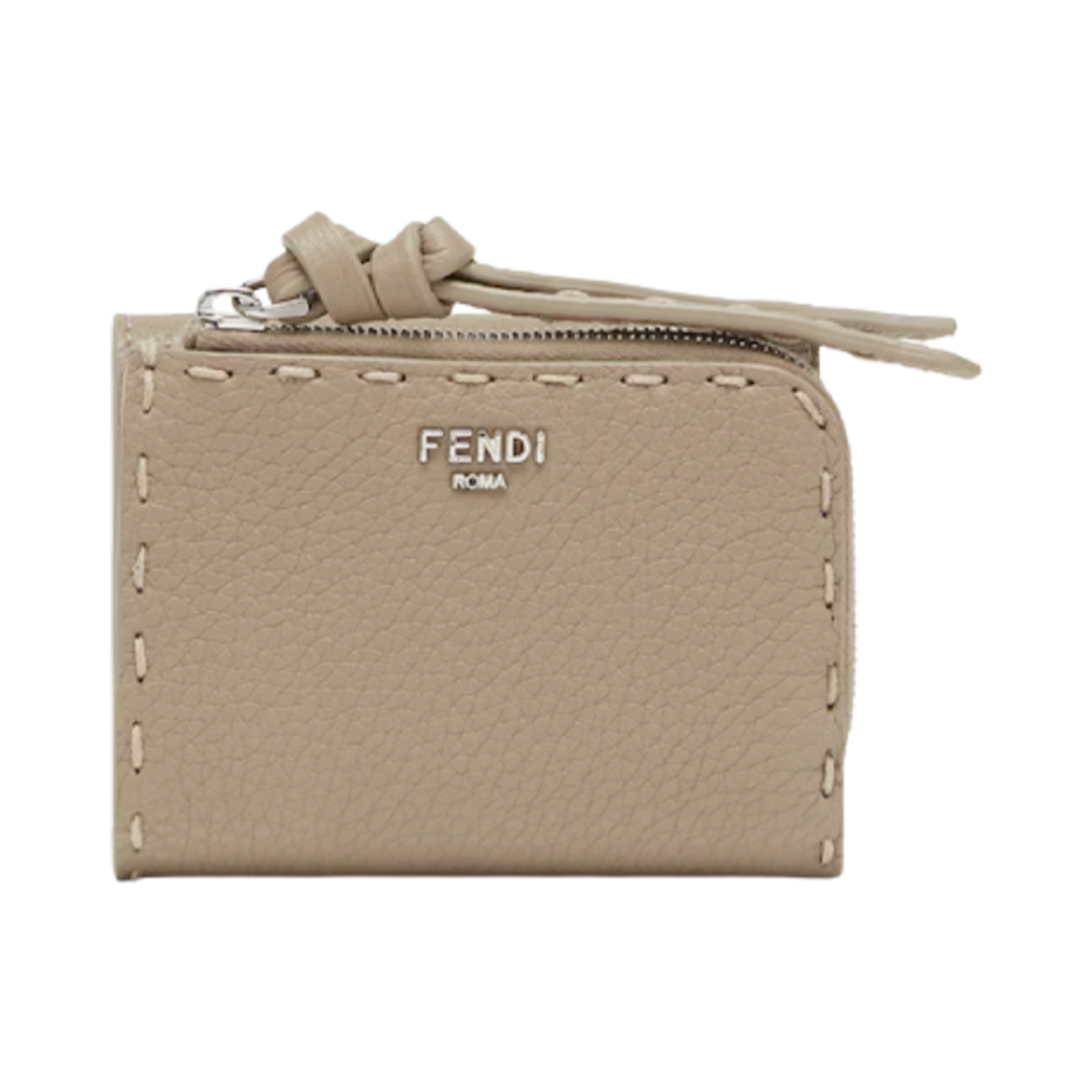 펜디 피카부 마이크로 트라이폴드 셀러리아 월렛 도브 그레이(Fendi Peekaboo Micro Tri-Fold Selleria Wallet Dove Grey) - 1