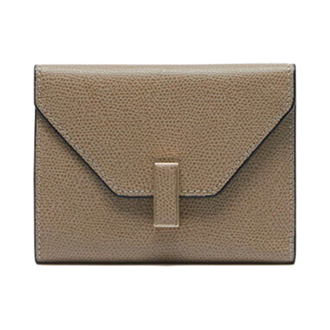 SGES0005028LOCPS99MO Valextra Iside Fold Wallet Oyster Brown