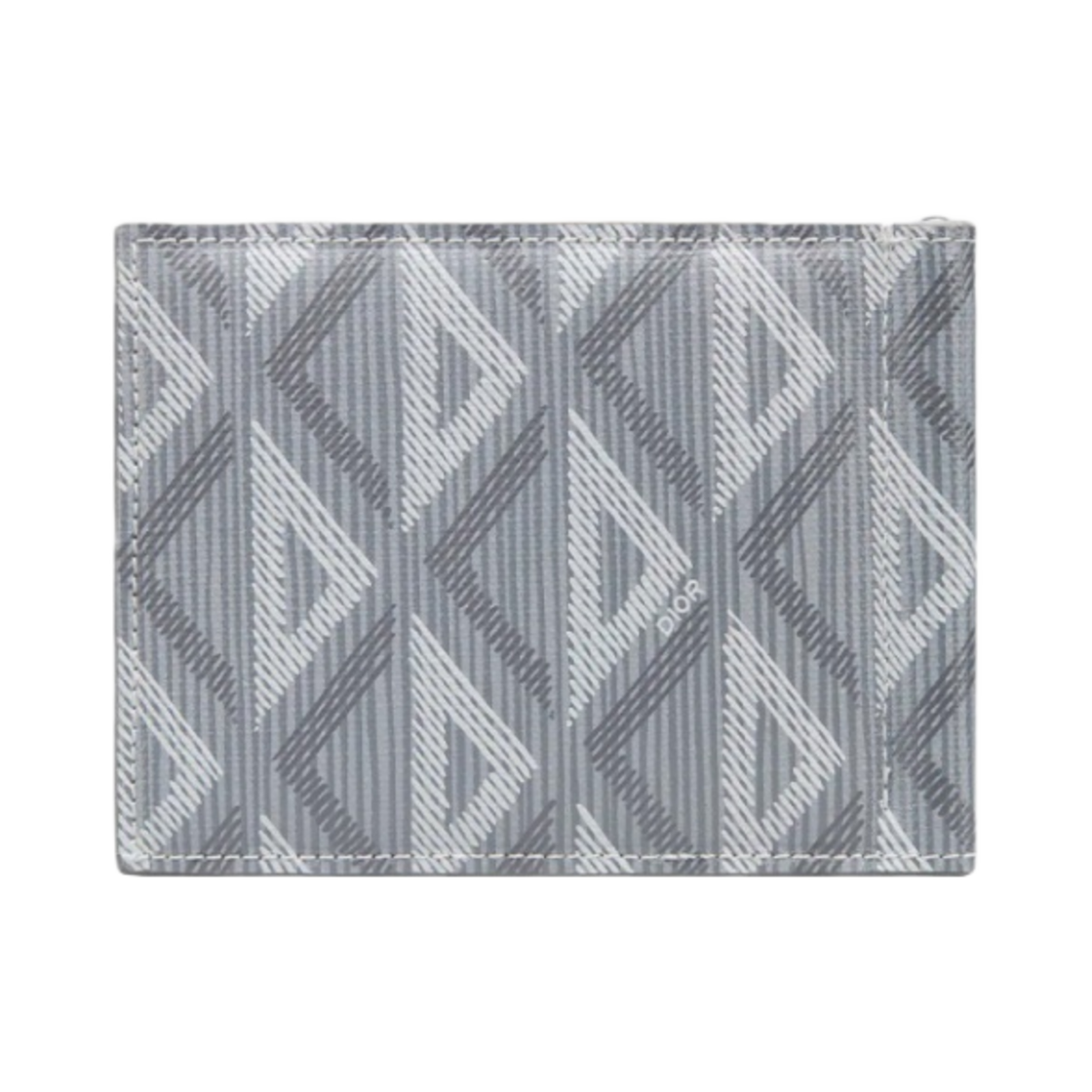 디올 빌 클립 지갑 CD 다이아몬드 캔버스 그레이(Dior Wallet with Bill Clip CD Diamond Canvas Grey) - 3