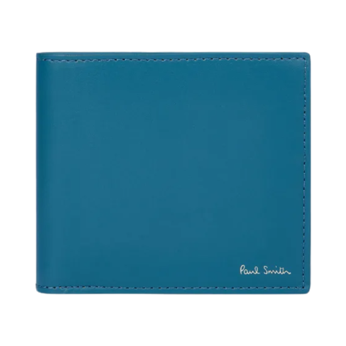 폴 스미스 레더 시그니쳐 스트라이프 인테리어 빌폴드 월렛 틸 블루(Paul Smith Leather Signature Stripe Interior Billfold Wallet Teal Blue)