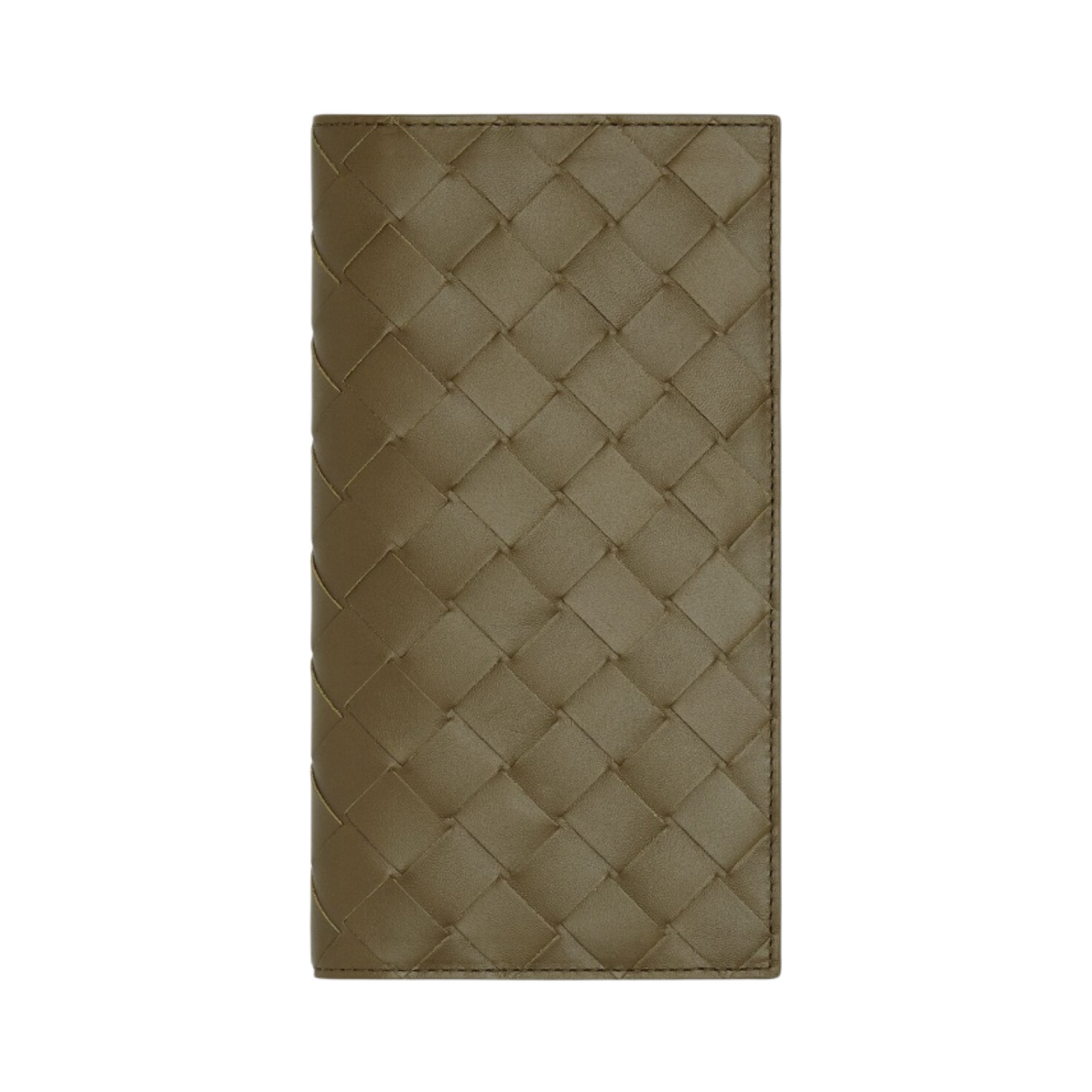 보테가 베네타 인트레치아토 슬림 장지갑 머드(Bottega Veneta Intrecciato Slim Long Wallet Mud) - 1