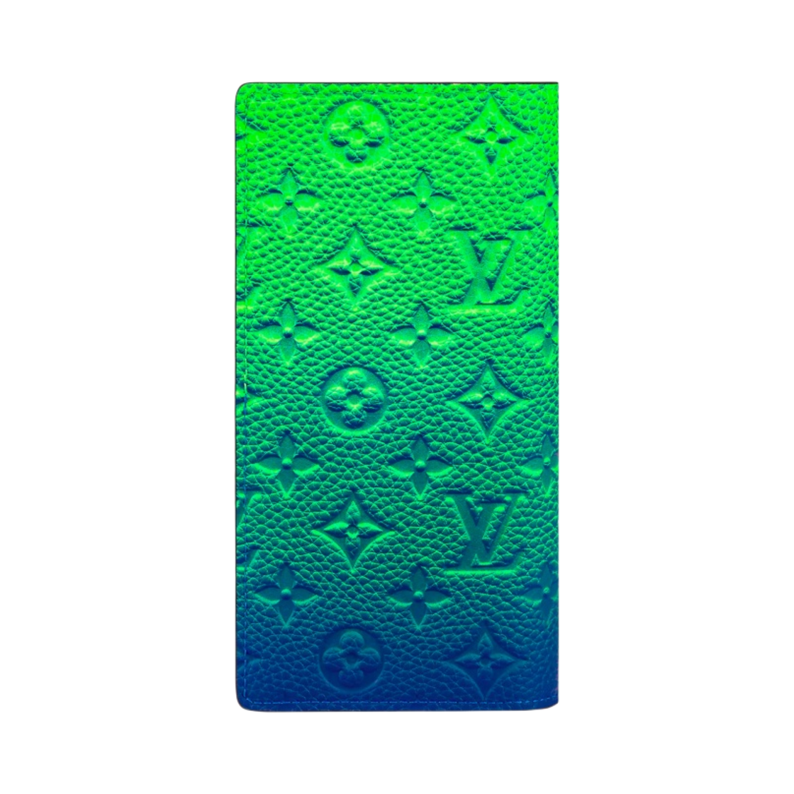 루이비통 브라짜 월렛 토뤼옹 모노그램 블루 그린(Louis Vuitton Brazza Wallet Taurillon Monogram Blue Green) - 3