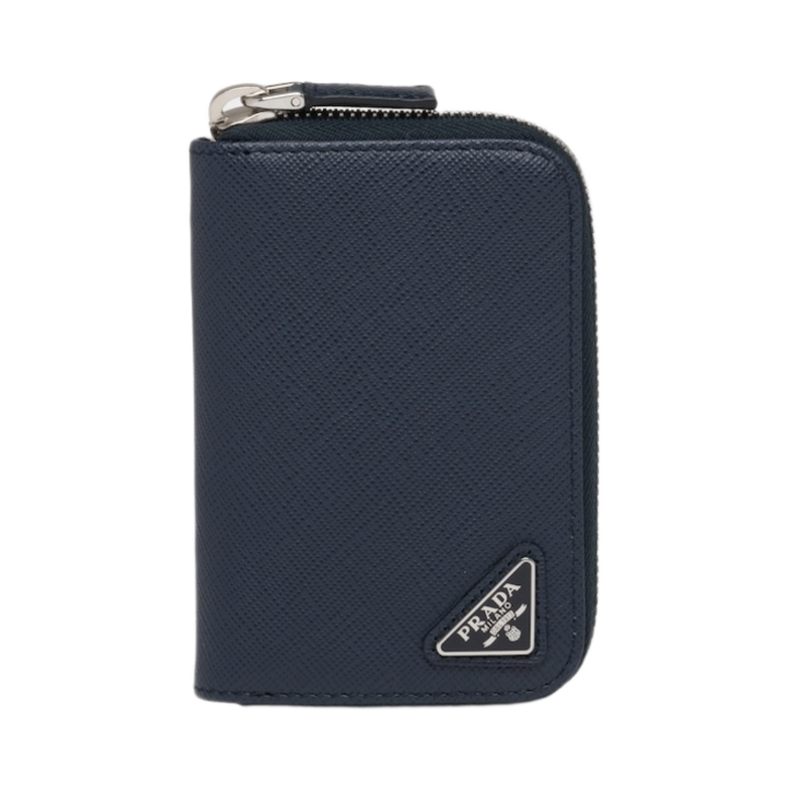프라다 사피아노 레더 카드 홀더 발틱 블루(Prada Saffiano Leather Card Holder Baltic Blue) - 1