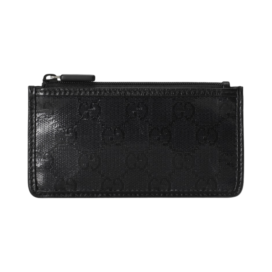 구찌 GG 크리스탈 카드 케이스 블랙 GG 크리스탈 캔버스(Gucci GG Crystal Card Case Black GG Crystal Canvas) - 1