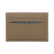 Hermes Citizen Twill Card Holder Etoupe