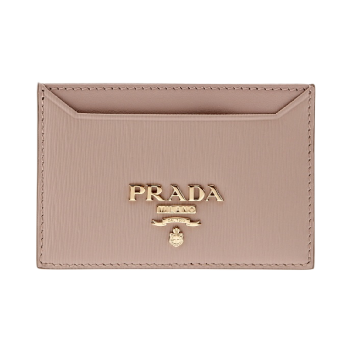 1MC208-2B6P-F0236 Prada Vitello Move Saffiano Leather Card Holder Powder Pink