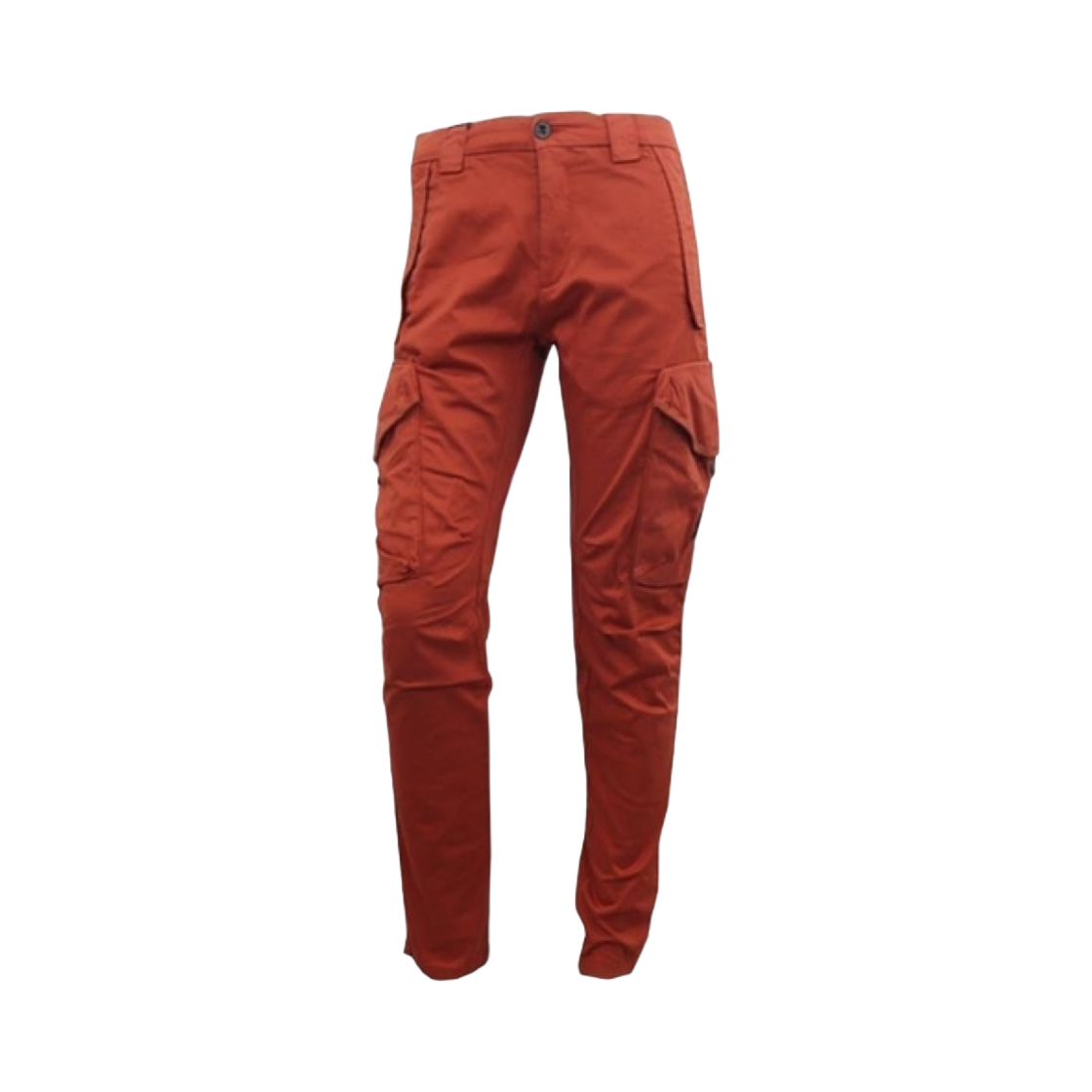 C.P. 컴퍼니 스트레치 사틴 가먼트 다이드 렌즈 유틸리티 팬츠 오렌지 - 21SS(C.P. Company Stretch Sateen Garment Dyed Lens Utility Pants Orange - 21SS) - 1