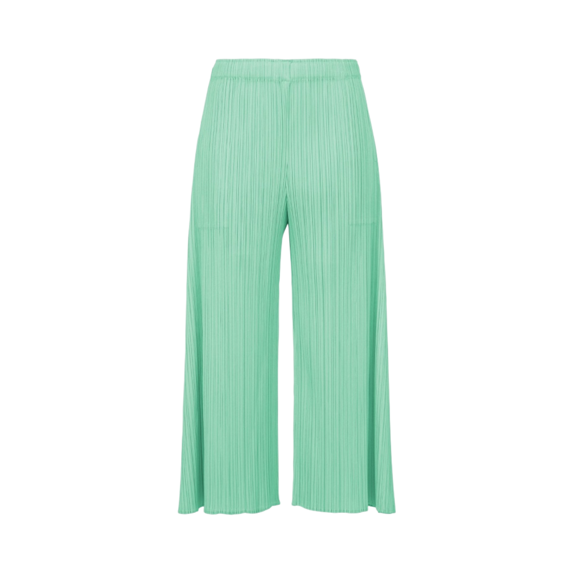(W) 플리츠 플리즈 이세이 미야케 MC 준 팬츠 터콰이즈 그린((W) Pleats Please Issey Miyake MC June Pants Turquoise Green) - 1