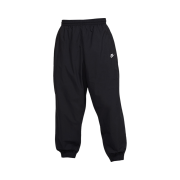 Nike Club Oversized Woven Track Pants Black White - Asia