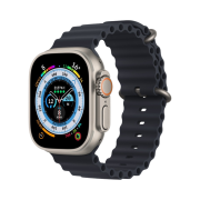 Apple Watch Ultra 49mm Titanium Case with Ocean Band Midnight (Korean Ver.)