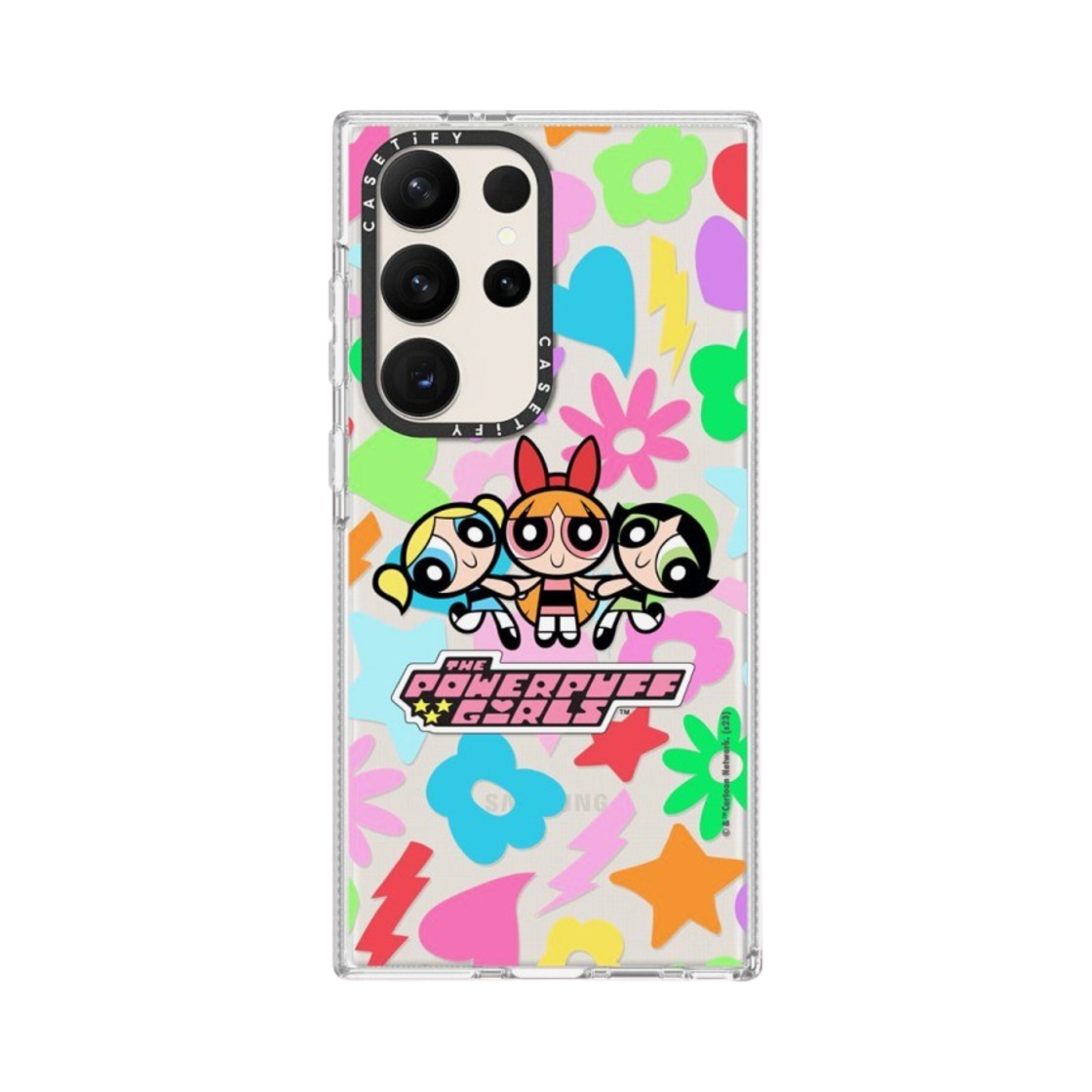 케이스티파이 x 파워퍼프걸 갤럭시 아이콘 클리어 케이스 클리어(Casetify x The Powerpuff Girls Galaxy Icons Clear Case Clear) - 1