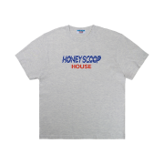 Honey Scoop House Flag Logo Tee Oatmeal
