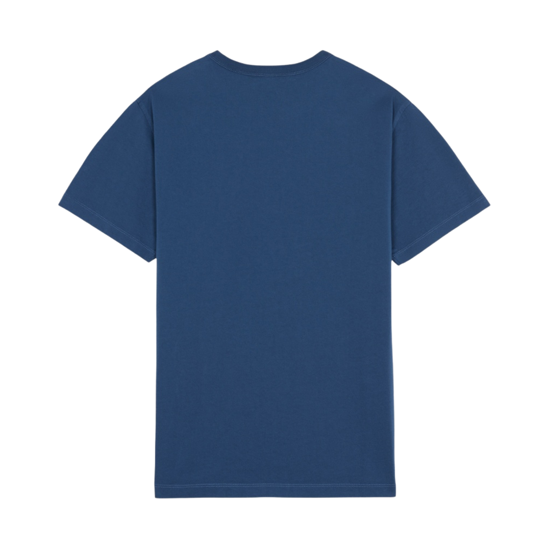 메종 키츠네 드레스드 폭스 패치 클래식 티셔츠 블루 데님(Maison Kitsune Dressed Fox Patch Classic T-Shirt Blue Denim) - 2