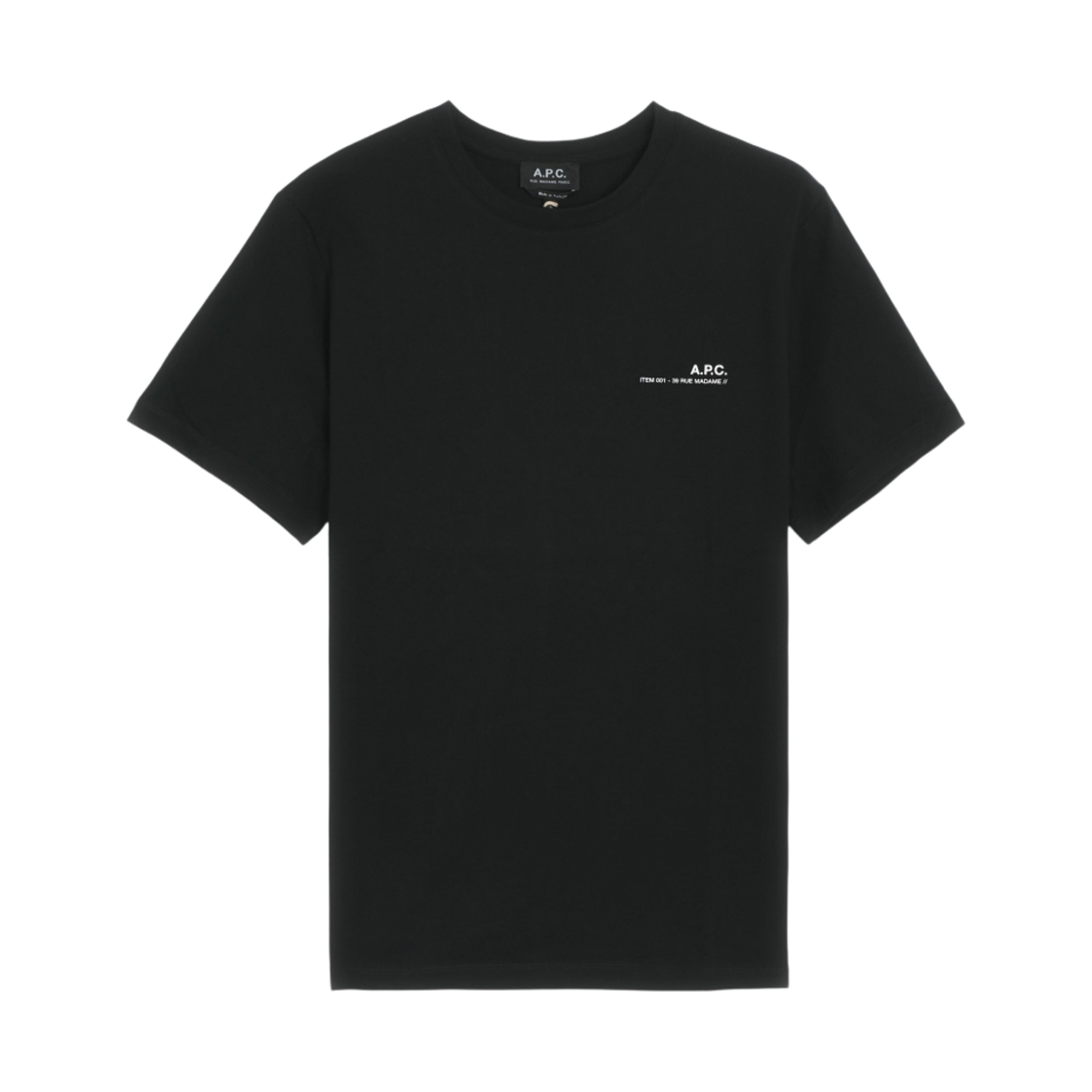 COFBT-H26904-LZZ A.P.C. Item T-Shirt Black