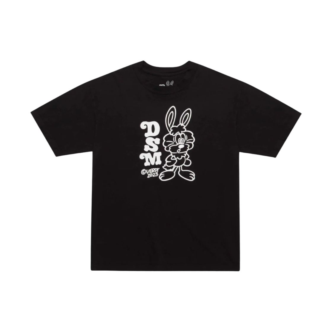 베르디 x 도버 스트리트 마켓 이어 오브 더 래빗 티셔츠 블랙(Verdy x DSM Year of The Rabbit T-Shirt Black) - 1