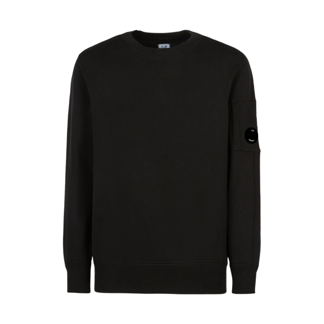 C.P. 컴퍼니 코튼 니트 점퍼 블랙 - 22FW(C.P. Company Cotton Knit Jumper Black - 22FW) - 1