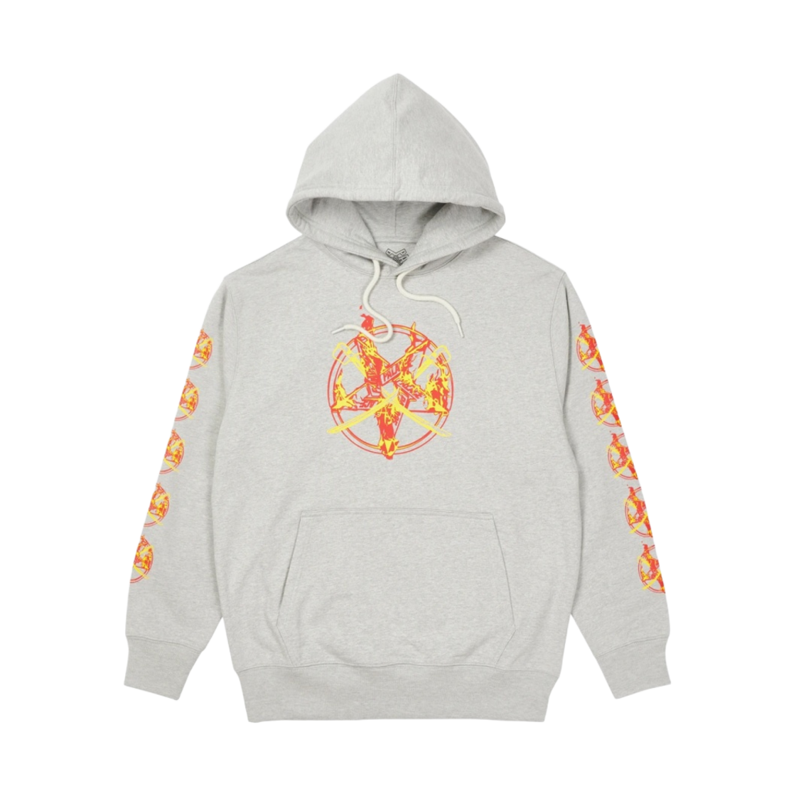팔라스 플레임드 후드 그레이 말 - 21FW(Palace Flamed Hood Grey Marl - 21FW) - 2