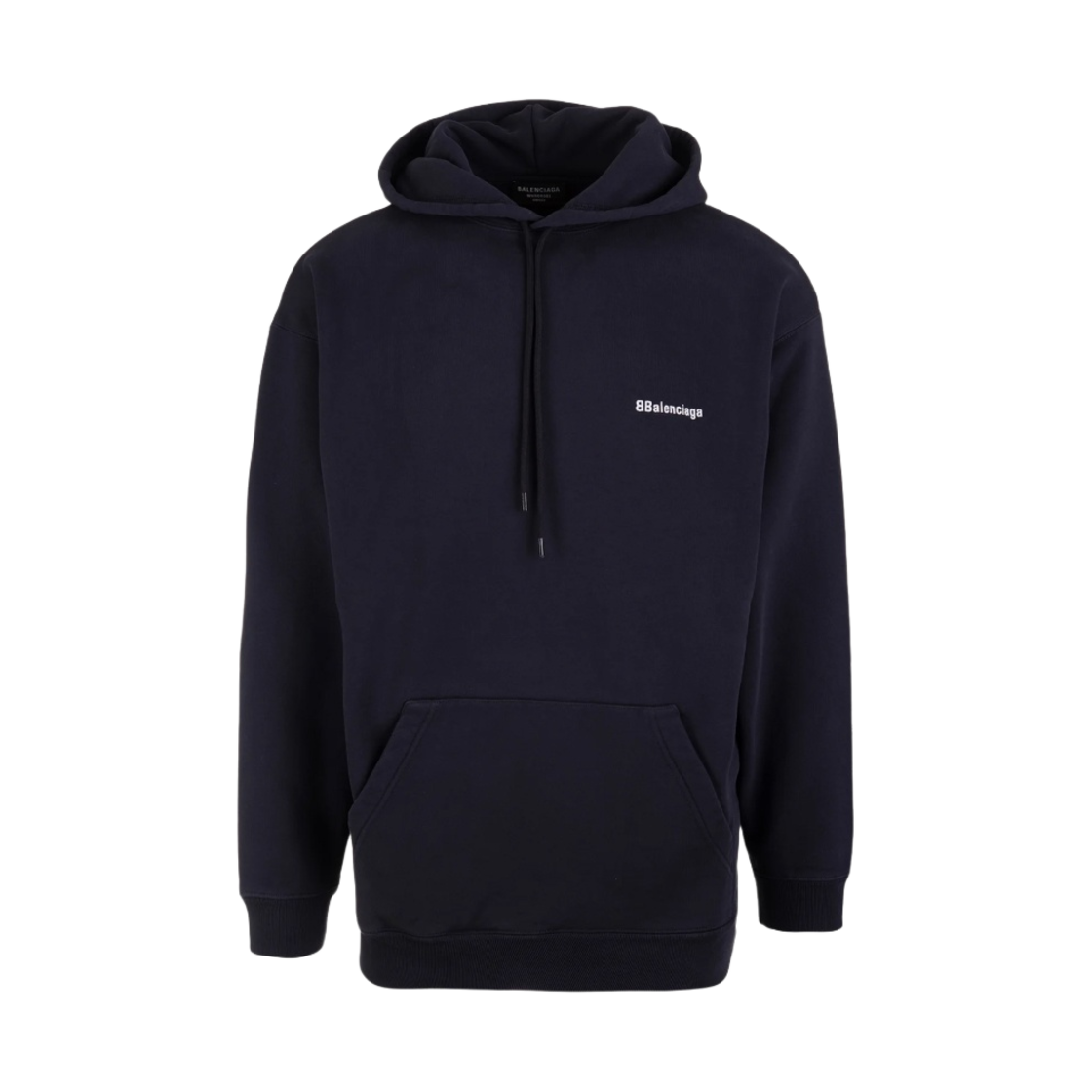 발렌시아가 체스트 BB 코프 로고 후드 블루(Balenciaga Chest BB Corp Logo Hoodie Blue) - 1