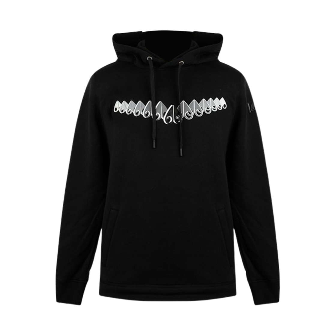 M30MS607292 Moose knuckles Cloud Brunswick Logo Hoodie Black