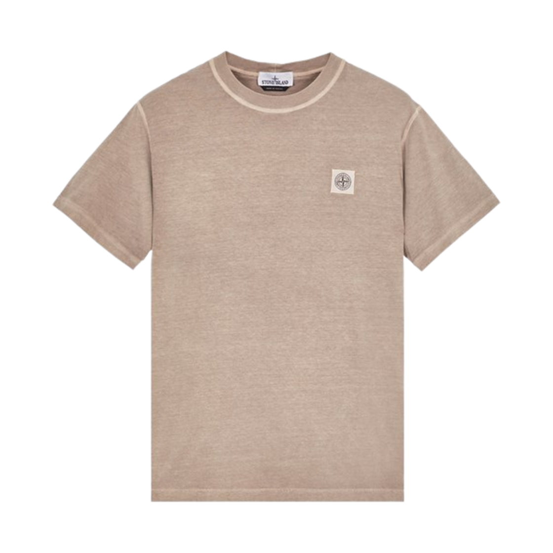 801523757-V0192 Stone Island 23757 Short Sleeve Organic Cotton T-Shirt Dove Gray - 24SS