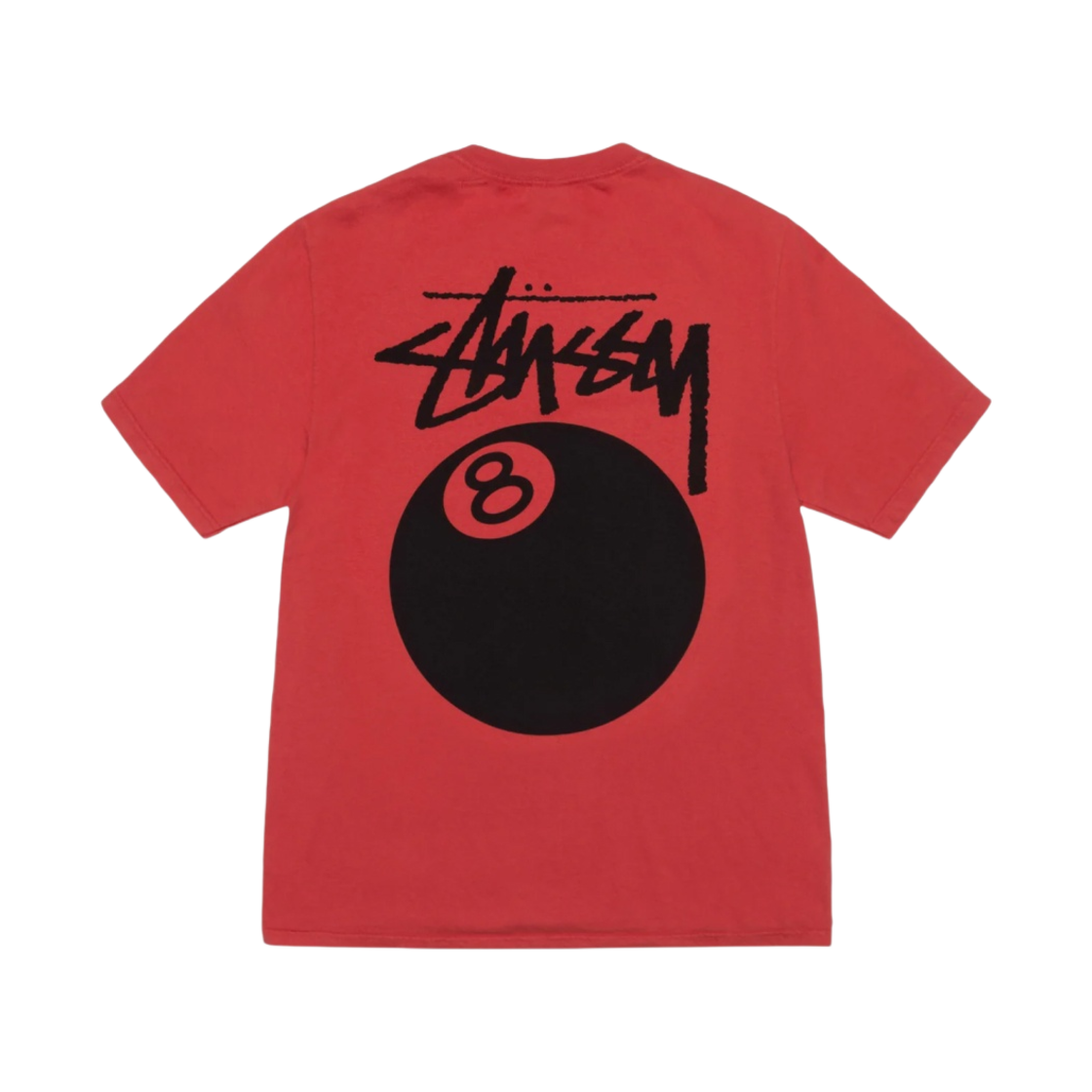 스투시 8볼 피그먼트 다이드 티셔츠 구아바(Stussy 8 Ball Pigment Dyed T-Shirt Guava)