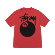 Stussy 8 Ball Pigment Dyed T-Shirt Guava