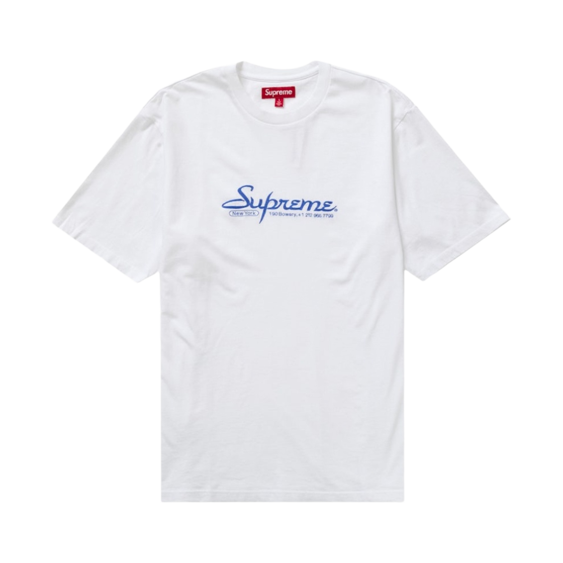 슈프림 컨택트 숏슬리브 탑 화이트 - 24SS