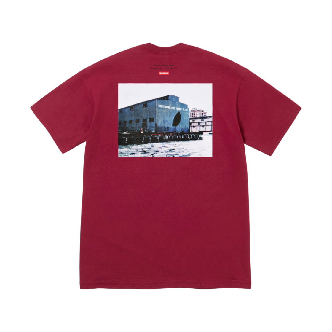 슈프림 데이즈 엔드 티셔츠 카디널 - 24FW(Supreme Day's End T-Shirt Cardinal - 24FW) - 2