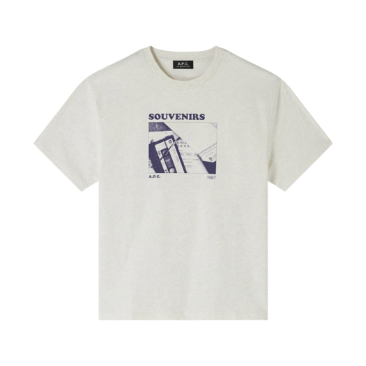 A.P.C. Souvenirs T-Shirt Heather Ecru