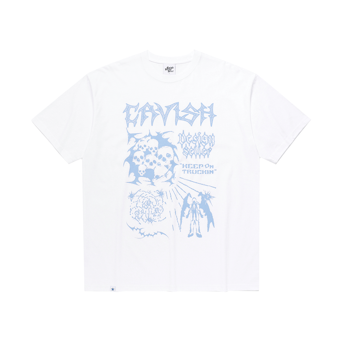 카비시 트러킨 숏슬리브 티셔츠 화이트(CAVISH Truckin SS Tee White)