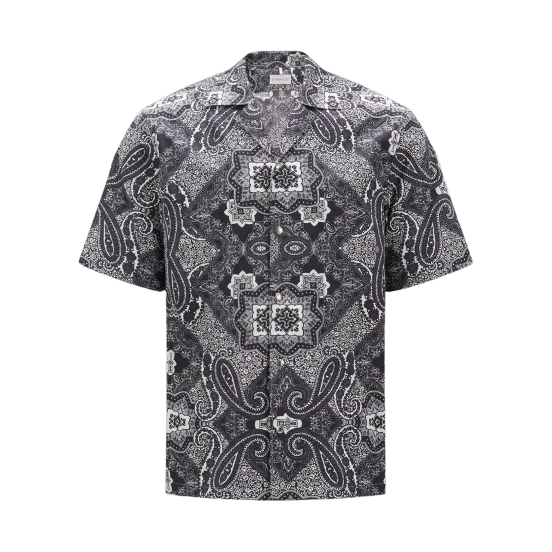 몽클레르 반다나 프린트 셔츠 화이트 다크 그레이 - 23FW(Moncler Bandana Print Shirt White Dark Gray - 23FW) - 1