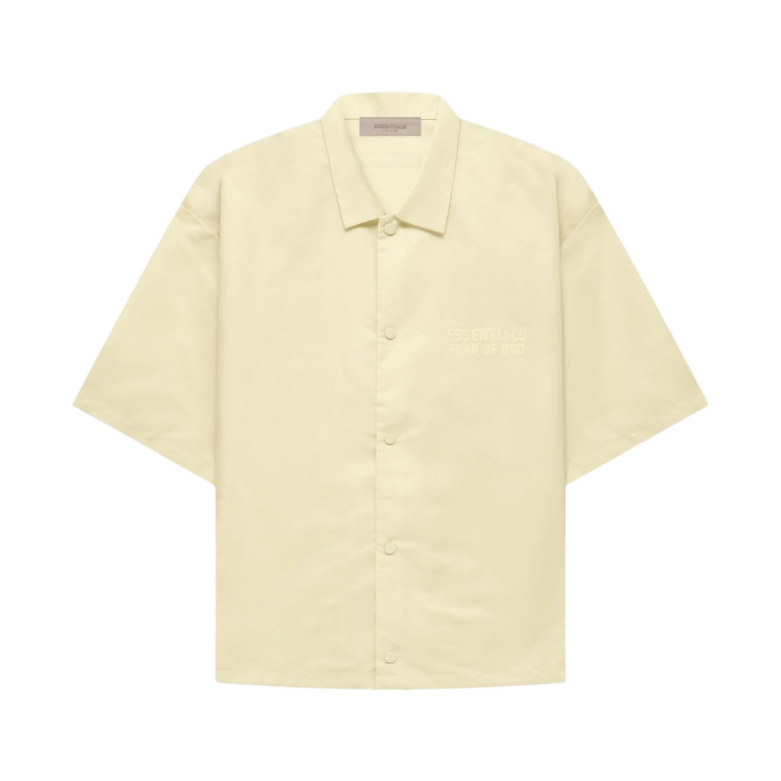 에센셜 숏슬리브 나일론 셔츠 카나리 - 22FW(Essentials Short Sleeve Nylon Shirt Canary - 22FW) - 1