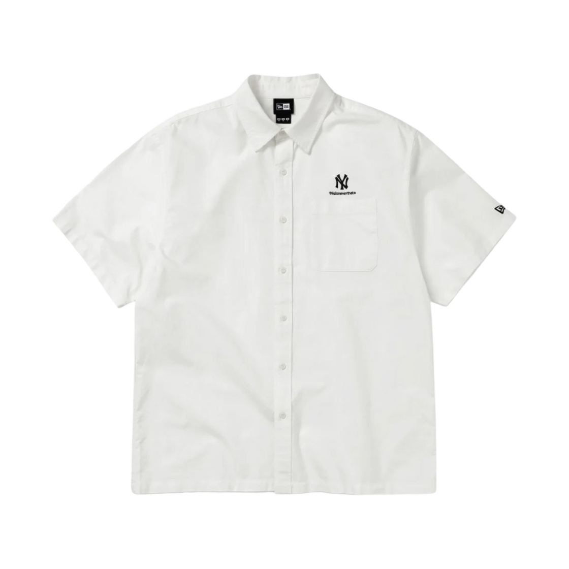 디스이즈네버댓 x 뉴에라 x MLB 뉴욕 양키스 셔츠 화이트(thisisneverthat x New Era x MLB New York Yankees Shirt White)
