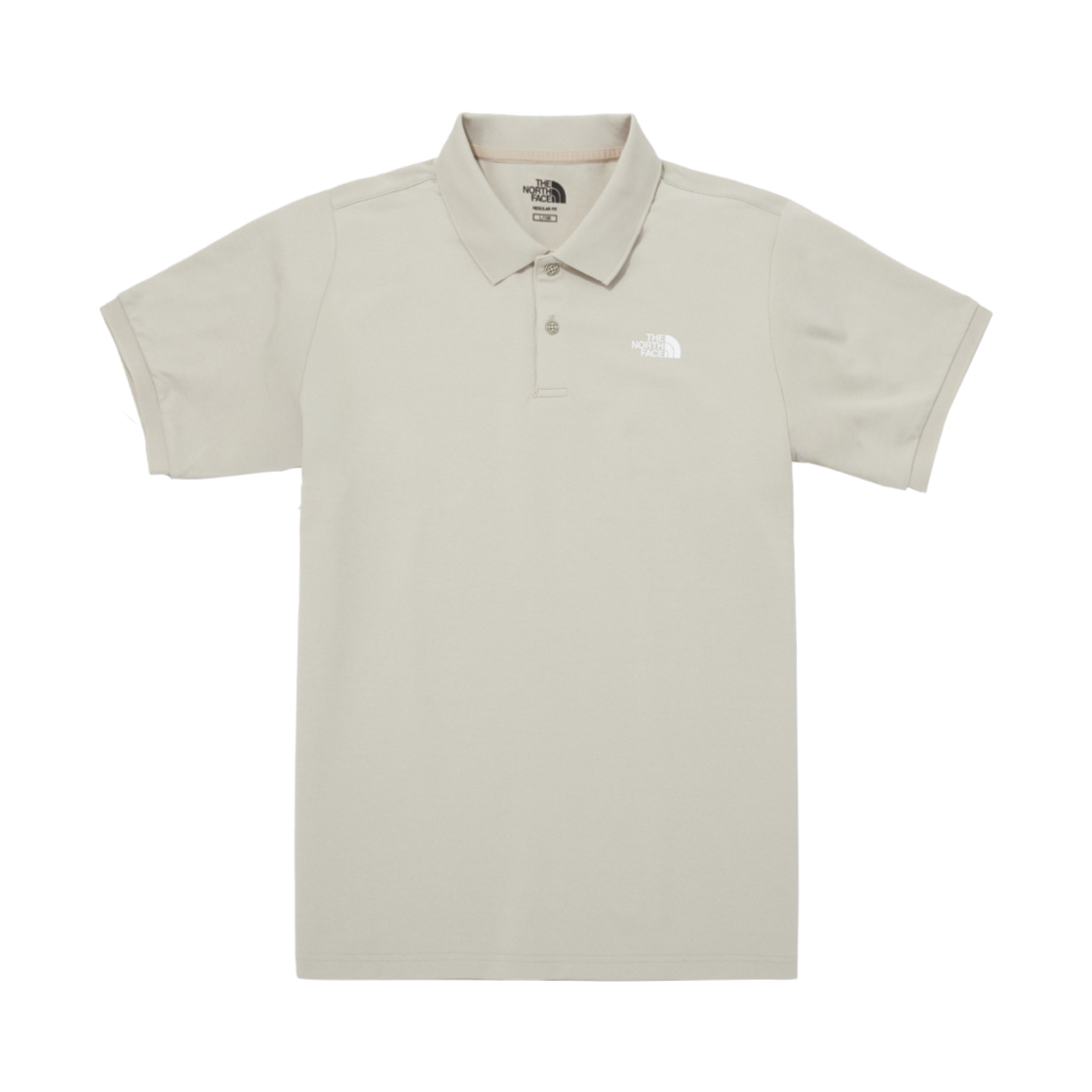 NT7PQ01K The North Face White Label Vaiden S/S Polo Light Beige