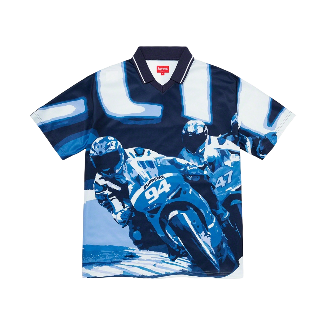 슈프림 레이싱 사커 저지 네이비 - 20SS(Supreme Racing Soccer Jersey Navy - 20SS) - 1